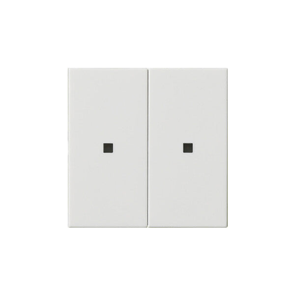 Gira KNX RF Bedienaufsatz 2-f. Reinweiß 510703